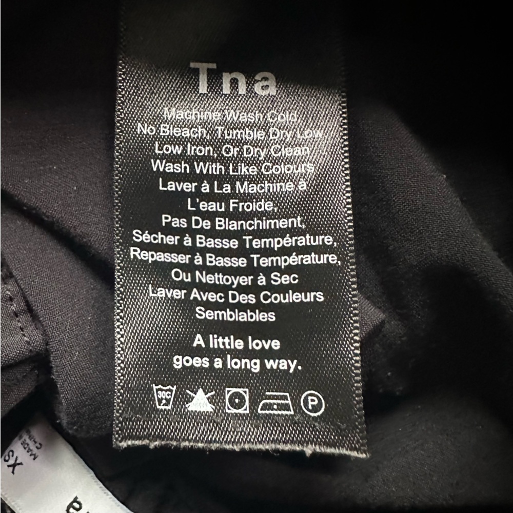 TNA Aritzia Black Performance Joggers Size XS - Picture 6 of 7